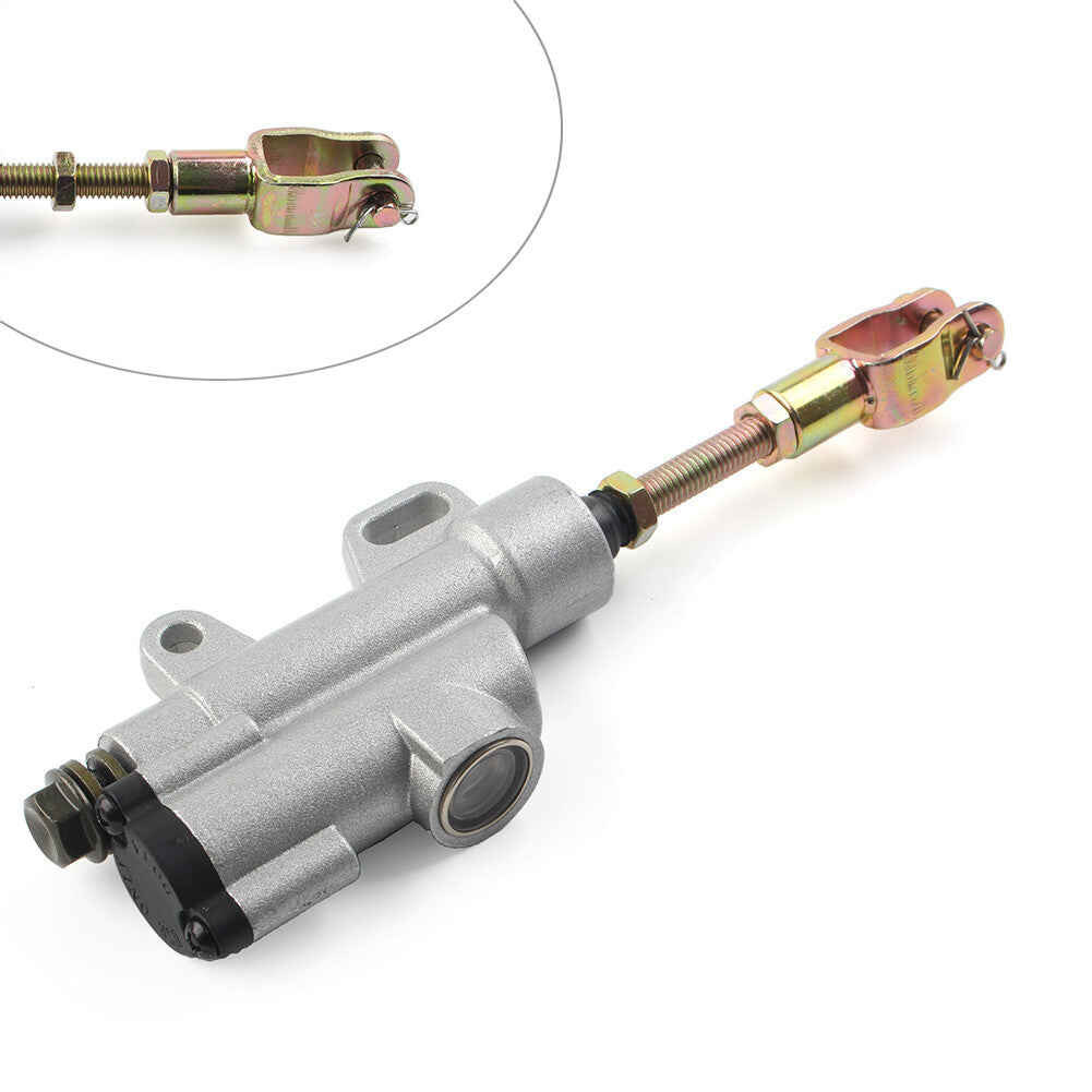 Hinterer Hydraulikzylinder-Bremspumpen-Bremssattel-Belag für Dirt Bike Silber