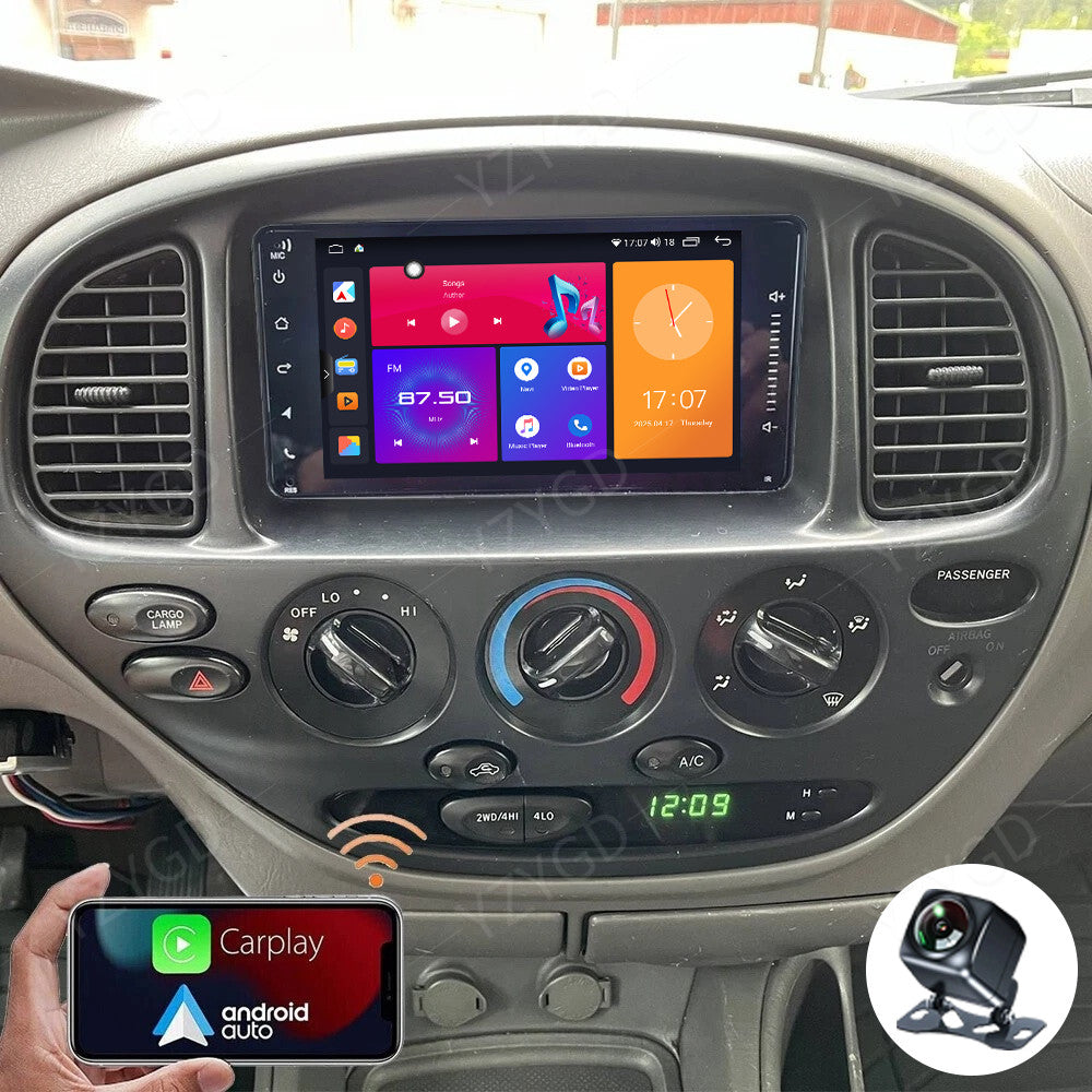 7 Car Stereo Radio for Toyota Tundra 2003-2006 Android Auto Carplay Screen GPS
