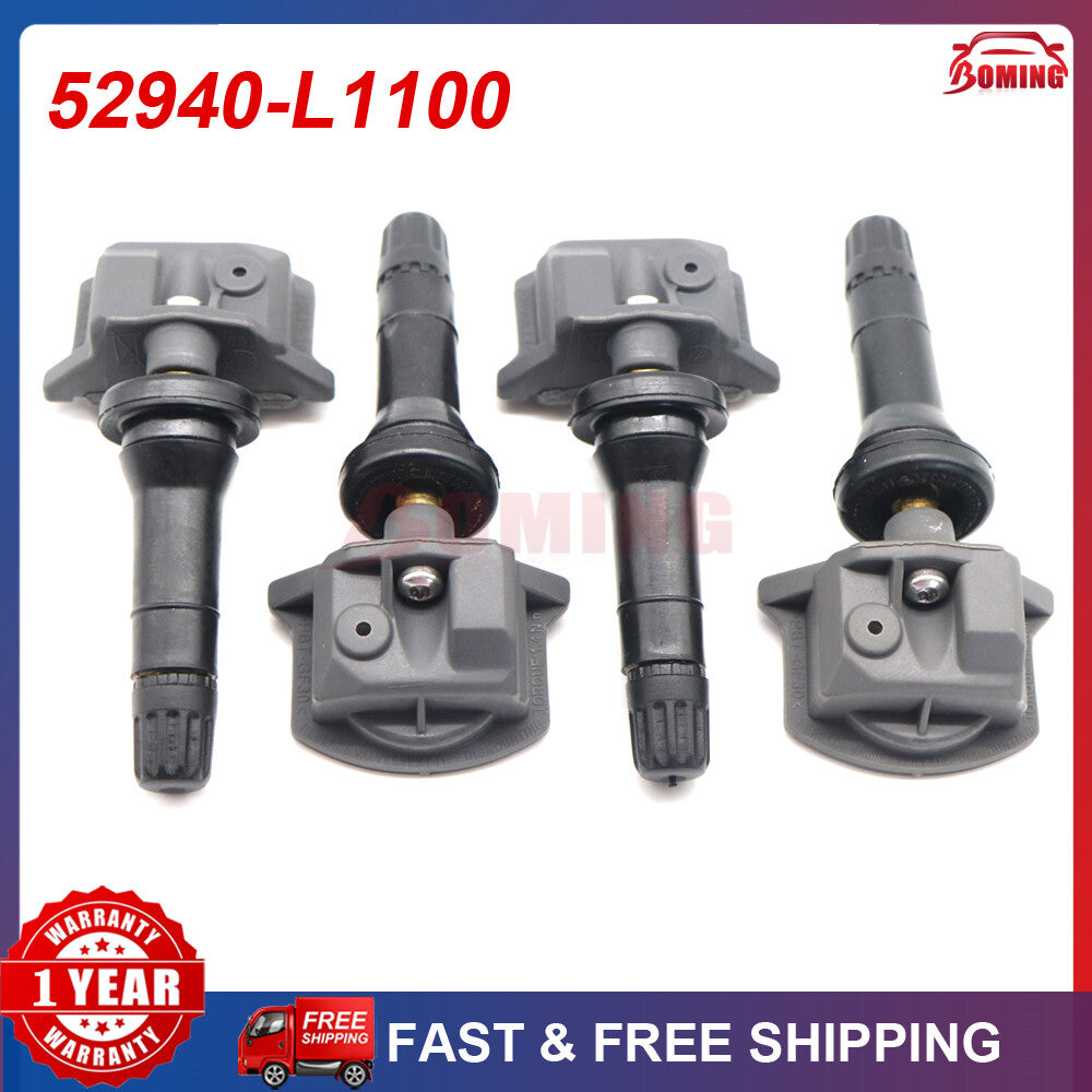 4PCS TPMS for Hyundai for KIA 2019-2020 Tire Pressure Monitor Sensors 52940-L1100