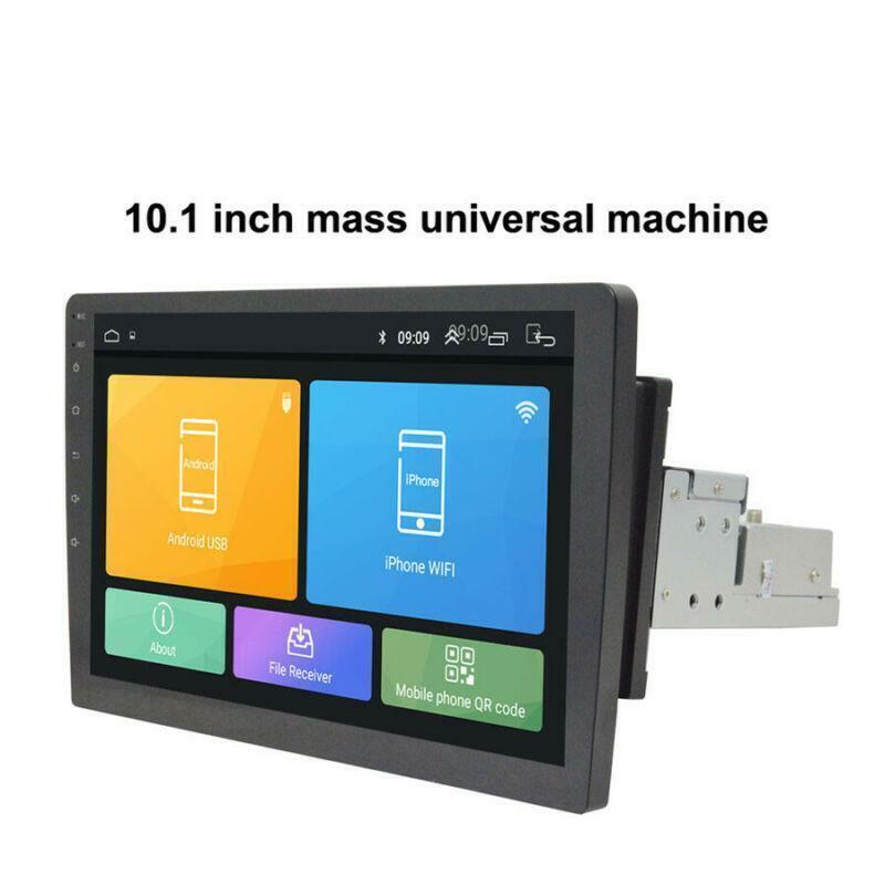 10.1 Android 8.1 Quad-core 1GB+16GB Car Stereo Radio GPS Rotatable BT Wifi SWC