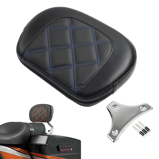 Fit for Harley Road King FLHR Road Glide FLTR Passenger Sissy Bar Backrest Pad Kit