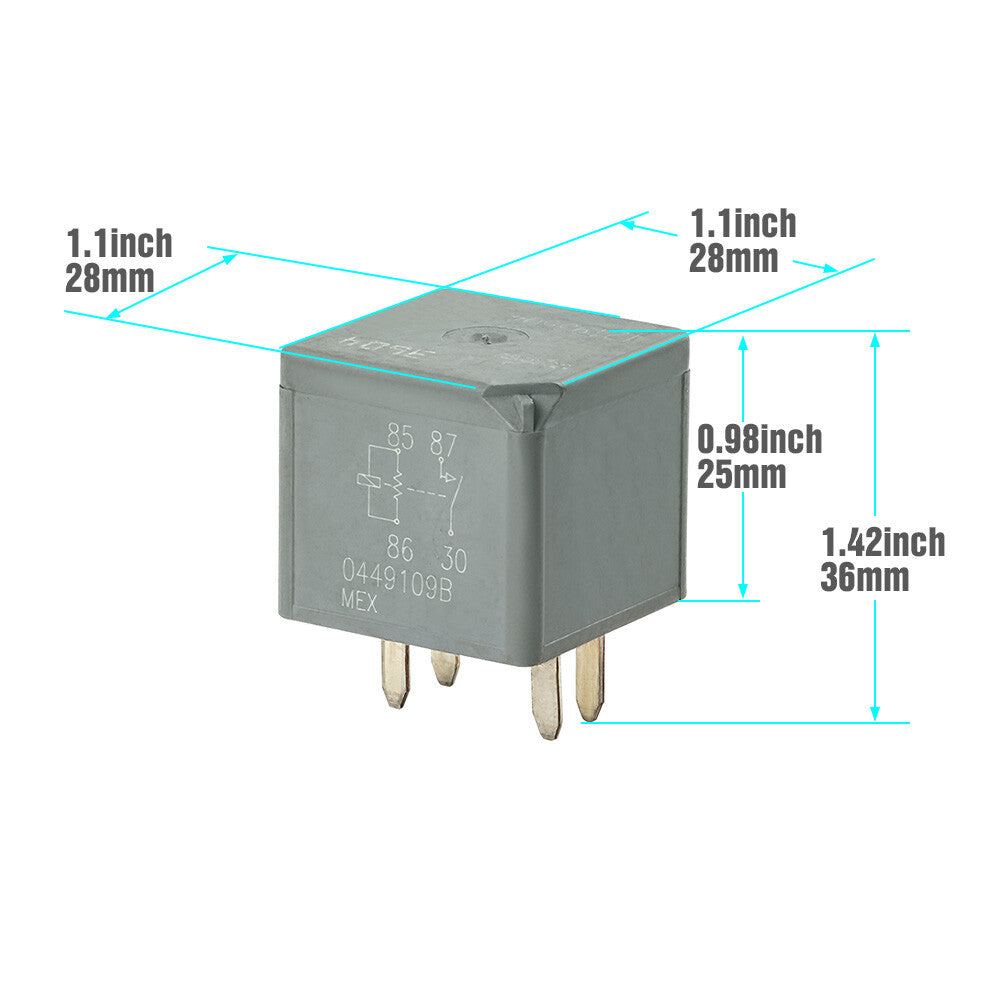 4 Pin Relay Multipurpose Starter 12177236 12193604 for Cadillac for GMC for Buick for Saturn