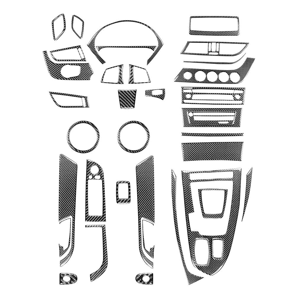 LHD Interior Trim Full Set Dashboard Gear Shift Console Cover Trims for BMW Z4