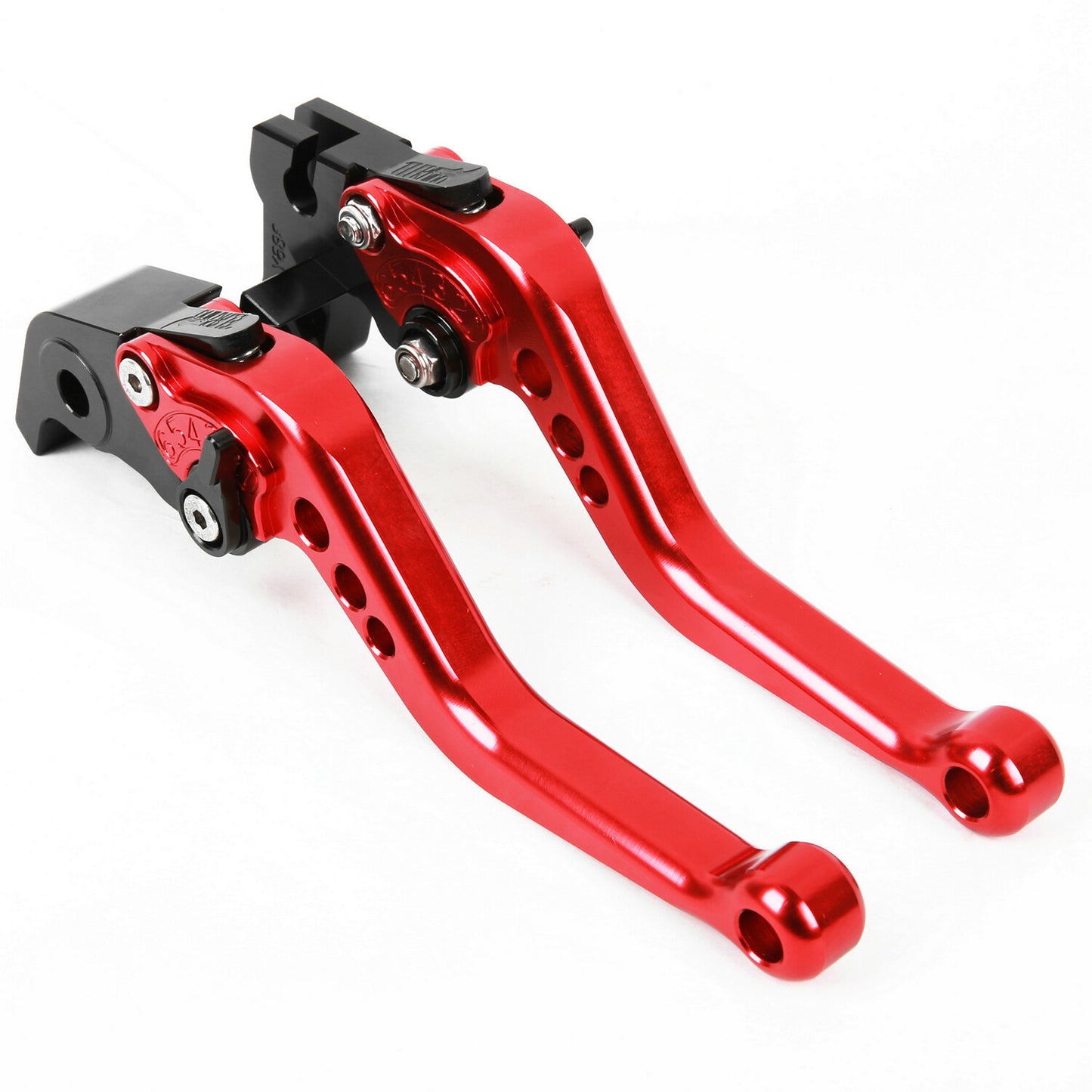 for Suzuki KATANA GSX600F GSX750F 1989-2006 Short Clutch Brake Levers Red US CNC
