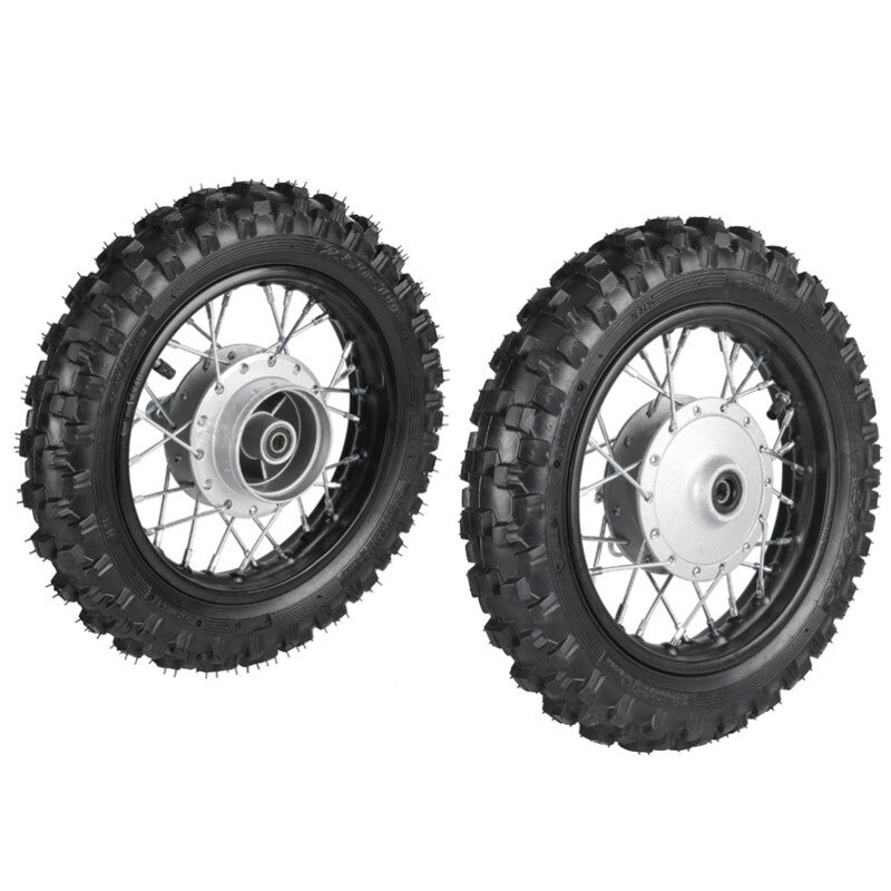 2.50-10 inch Front Rear Drum Brake Wheel Rim Tyre for Mini Pit Bike TTR50 CRF50 PW50