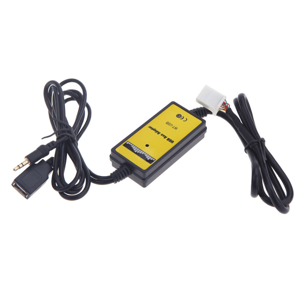 Car USB Aux-in Adapter MP3 Player Interface for Toyota for Camry //Matrix J8T8