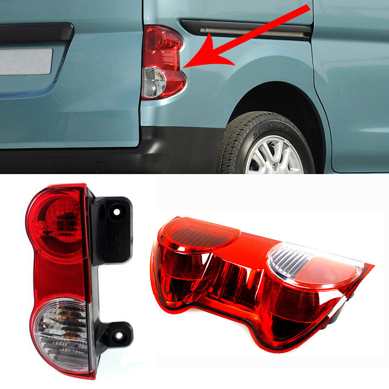 A pair of rear taillights, brake lights, and fog lights without bulbs for a for NISSAN NV200 2009+