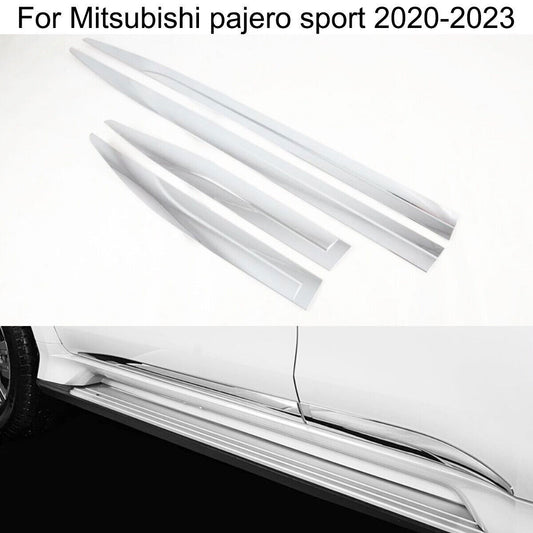 Body Door Side Molding Trim Sill Cover Fit for Mitsubishi Pajero Sport 2020-2022