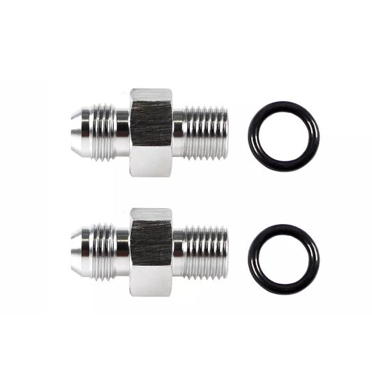 2 x 6AN Transmission Oil Cooler Adapter Fittings For GM Turbo 350,400,700R,4L60E