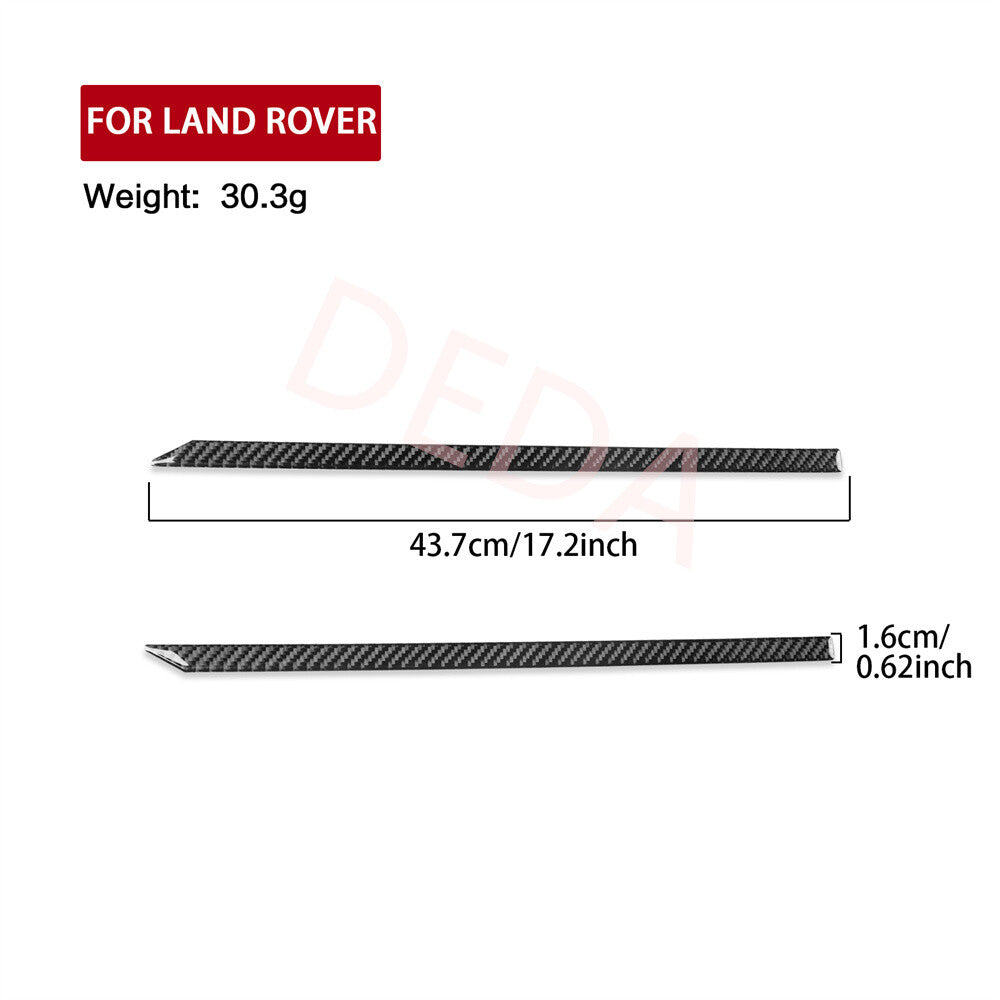 Carbon Fiber Center Console Side Panel Trim for Land Rover Discovery Sport 15-19