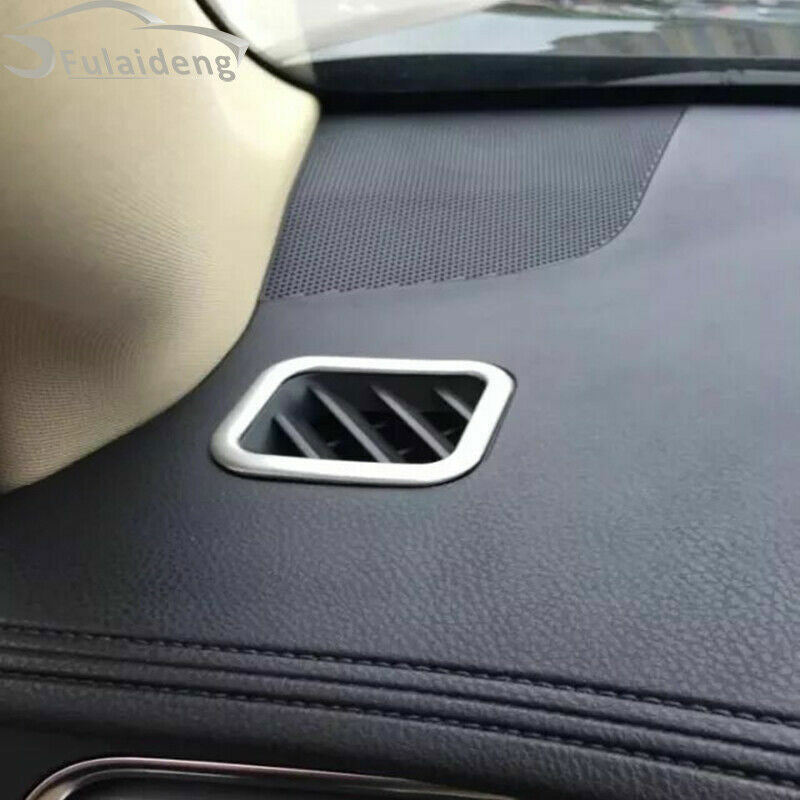 for Toyota Highlander 2014-19 Silver Dashboard Upper Air Vent Outlet Cover Trim