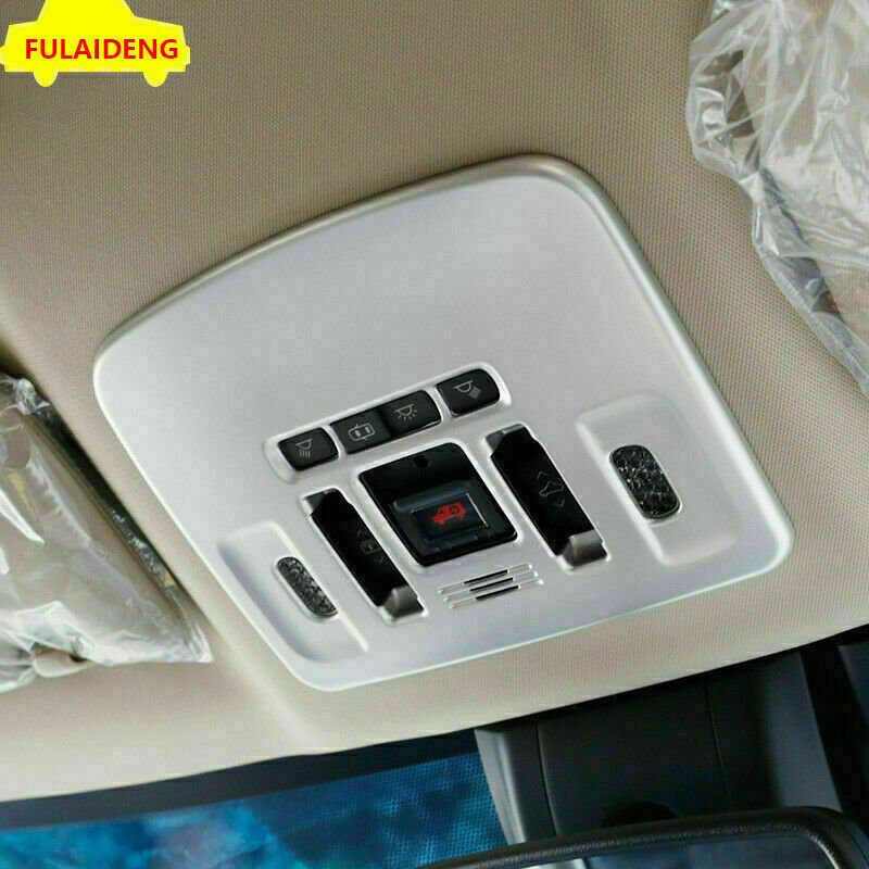 for Toyota for Camry 2018-2023 Silver Inner Front Reading Light Lamp Cover Trim ABS