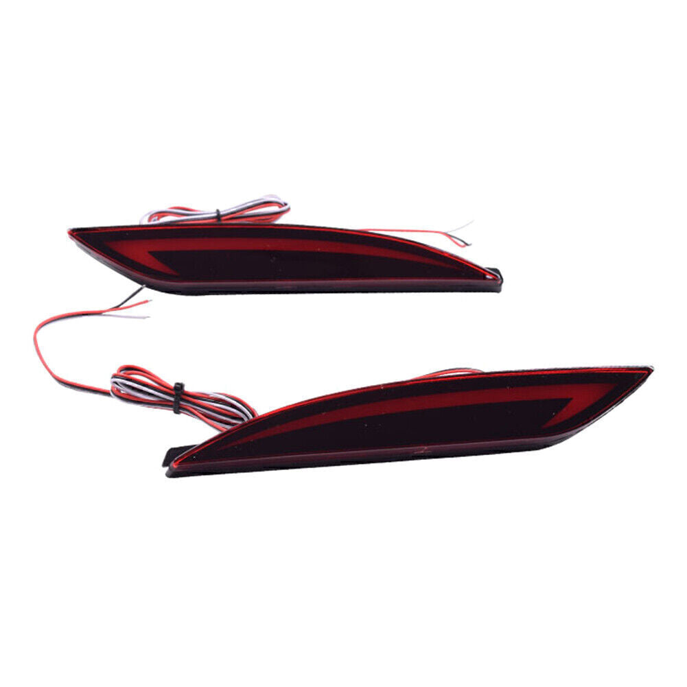 Red LED Lens Rear Bumper Reflector Brake Tail Light Fit for Hyundai Sonata 8th 11-14