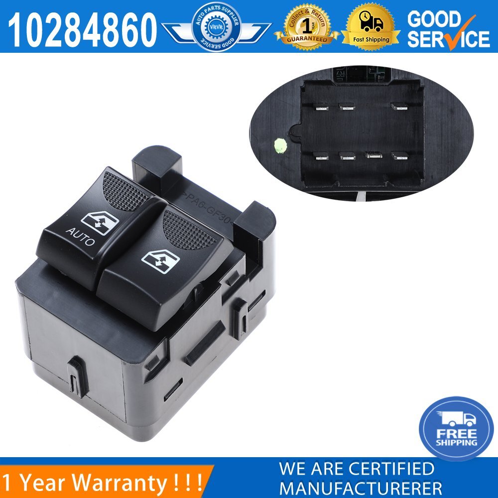The front left driver's window switch is applicable to 2000-2005 for Chevrolet Monte Carlo 10284860