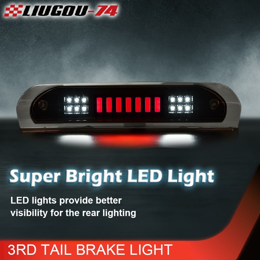 LED third tail brake light/cargo light with transparent lens suitable for 02-09 for Dodge for Ram 1500 2500