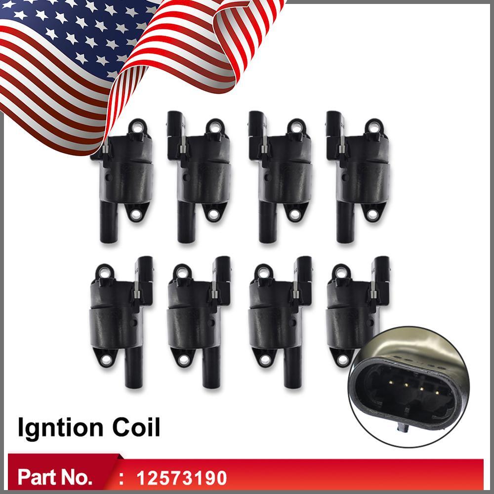 8PCS IGNITION COILS for Buick for Chevrolet for GMC for Cadillac for Hummer D514A 6.0L 5.3L