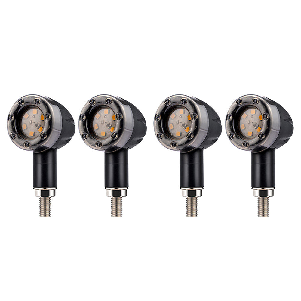 4x LED Brake Running Turn Signal Tail Light Lamp for Harley Cafe Racer