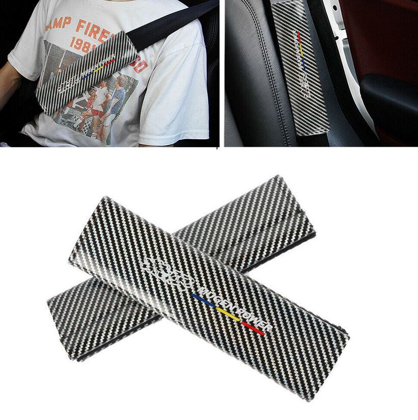 Car seatbelt cover, shoulder strap pad, grey carbon Mugen, suitable for Honda for Acura .