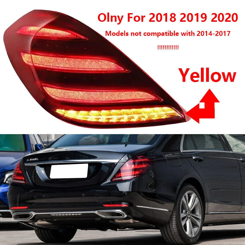LH Tail Light Brake Lamp for Mercedes Benz S Class 222 Sedan 4-Door 2018-2020