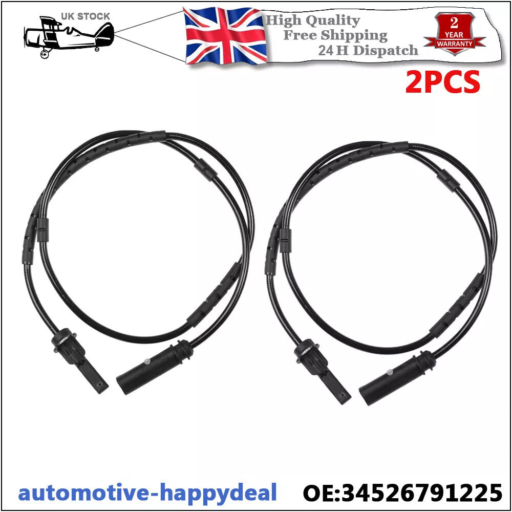2X REAR ABS SENSOR for BMW 1 2 3 4 F20 F21 F30 F31 F80 F32 F33 F82 F83 F36