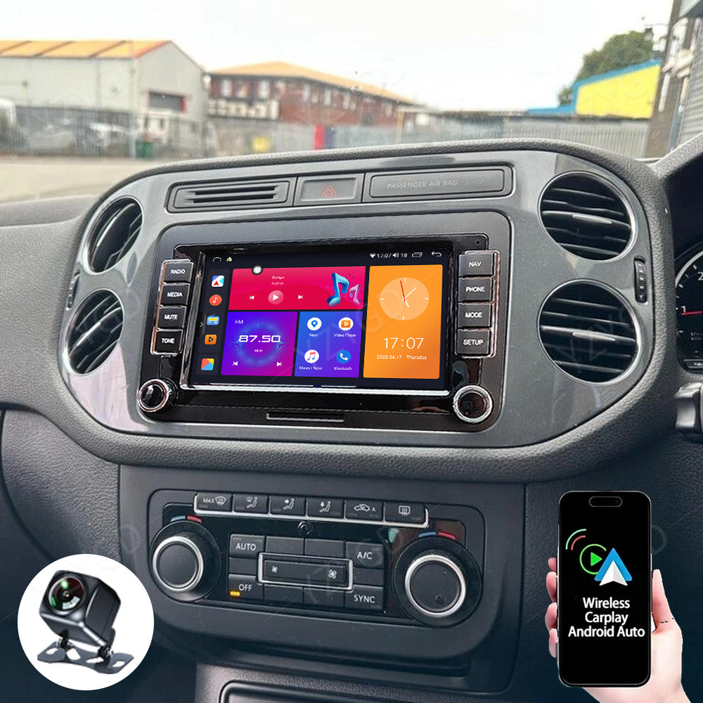 for VW for Volkswagen for Tiguan Stereo 7 Android Auto Carplay Car Radio GPS Screen DSP