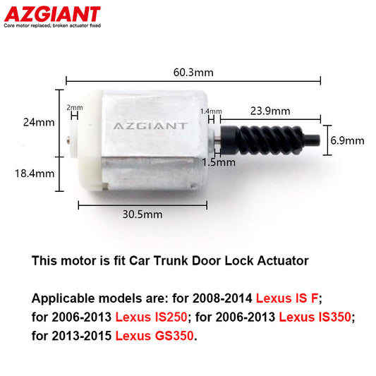 Car trunk door lock motor actuator suitable for Lexus IS F / IS250 / IS350 / GS350
