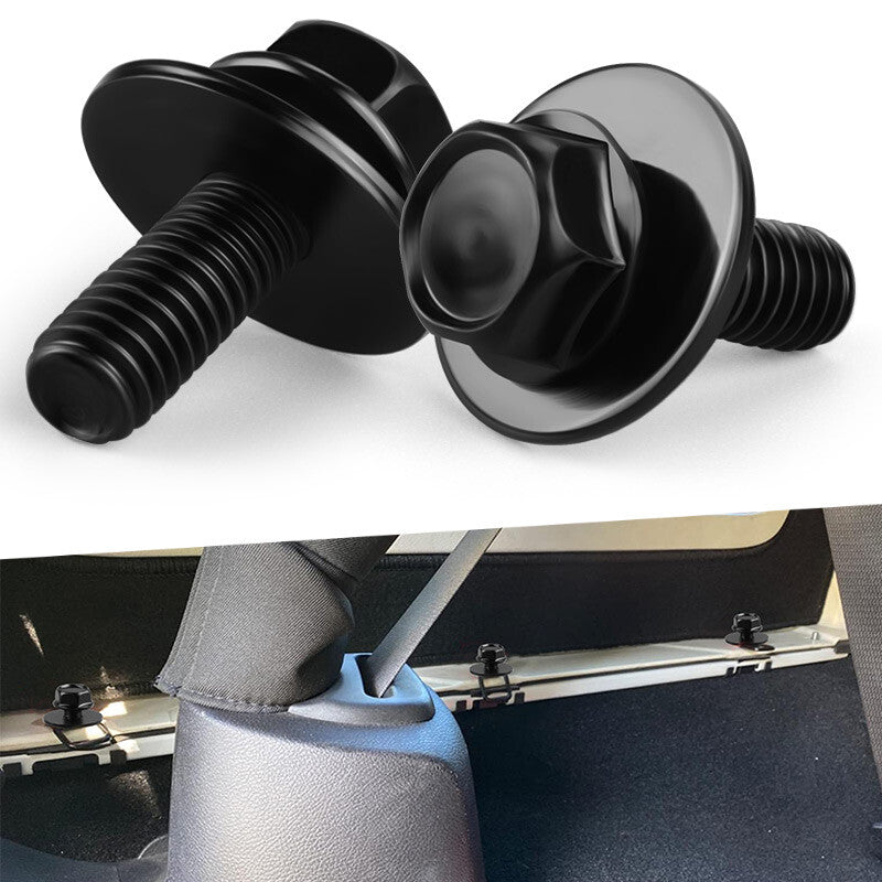 20X Car Body Bolts- M6-1.0 x 16mm Long- 17mm Washer- 10mm Hex- 20 bolts- J180
