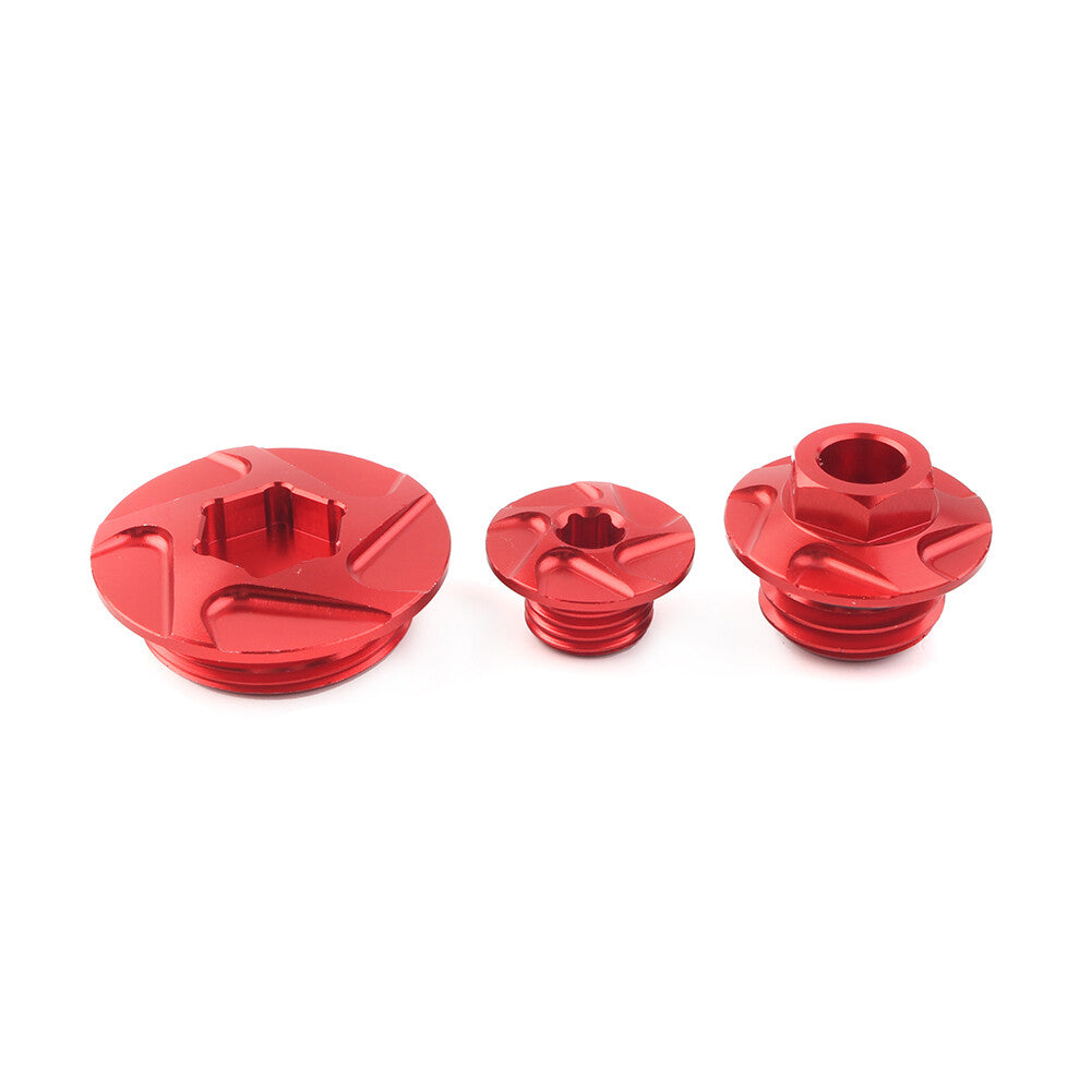 CNC Red Engine Timing Bolts Oil Plugs fit for Honda CRF150R CRF250R CRF450R CRF450X