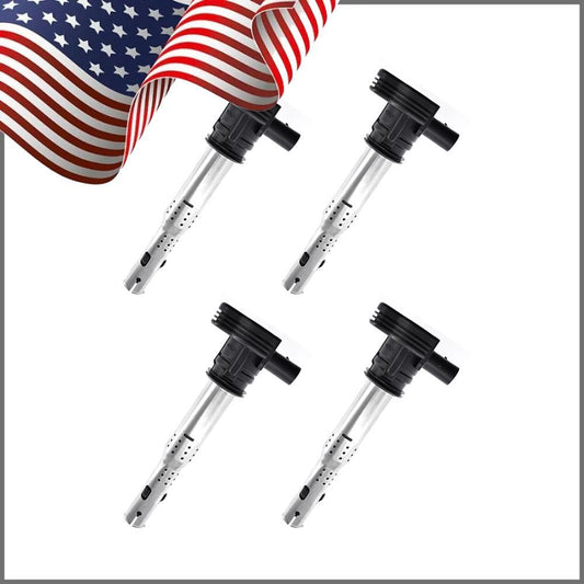 4x Ignition Coil UF575 for VW for Jetta Beetle for Passat for Golf L5 2.5L 07K905715G