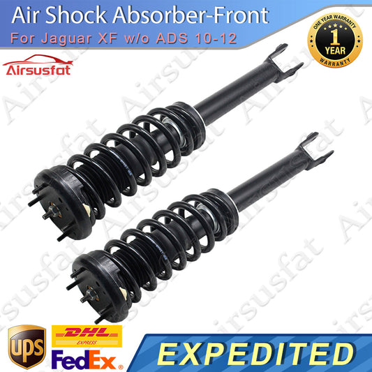 2x for Jaguar XF w/o Supercharged 2010-2012 Front L+R Air Shock Strut Assembly
