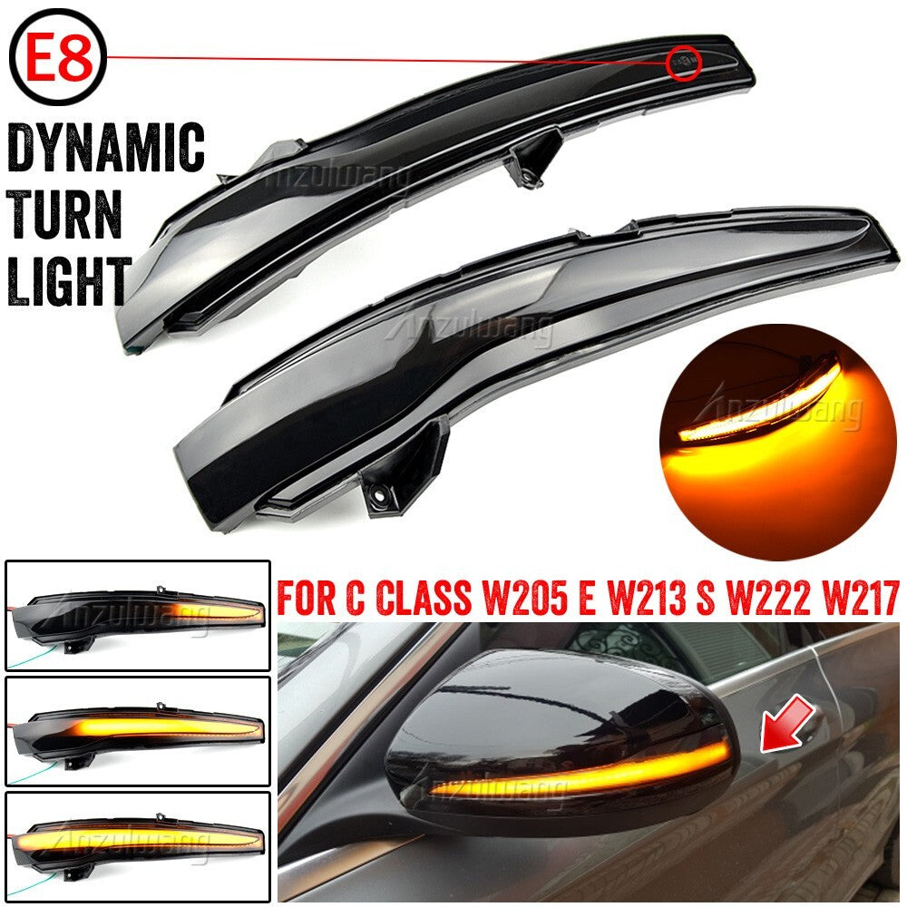 Dynamic Turn Signal Light for mercedes-benz w205 C180 C200 C250 S400 S400L S450