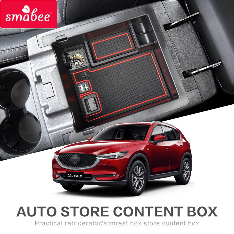Car Armrest Box Storage for Mazda CX-5 2017-2022 Accessories Tidying