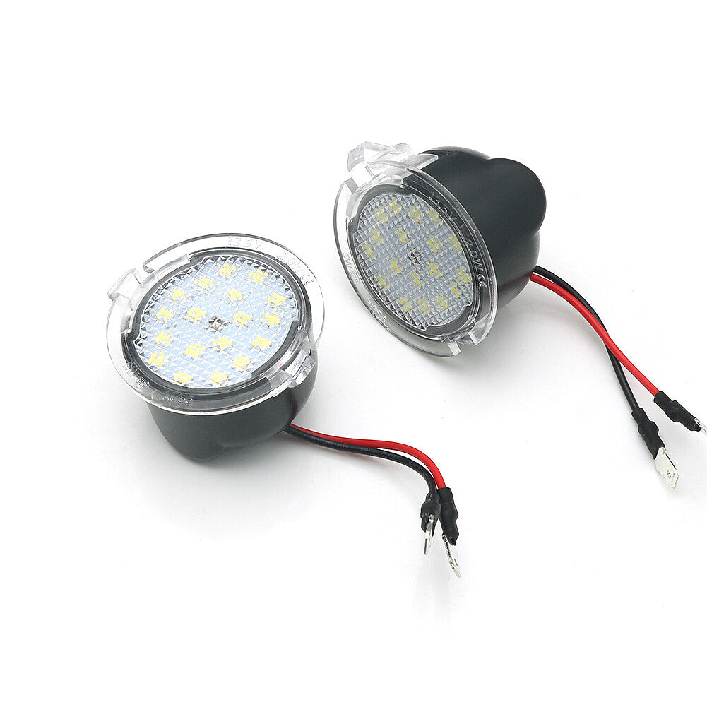 2X for Ford Mondeo IV 2007-2014 Auto Rearview Mirror Side Led Lights Lamp Bulb