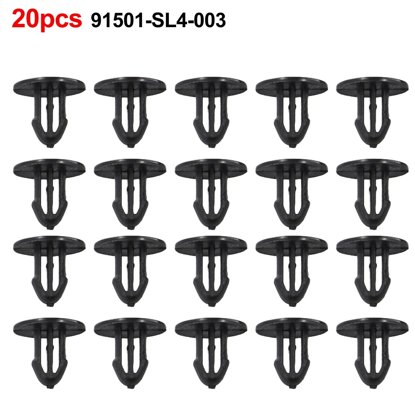 Suitable for 91501-SL4-003 clips, grid clips, black head, 13 mm diameter nylon