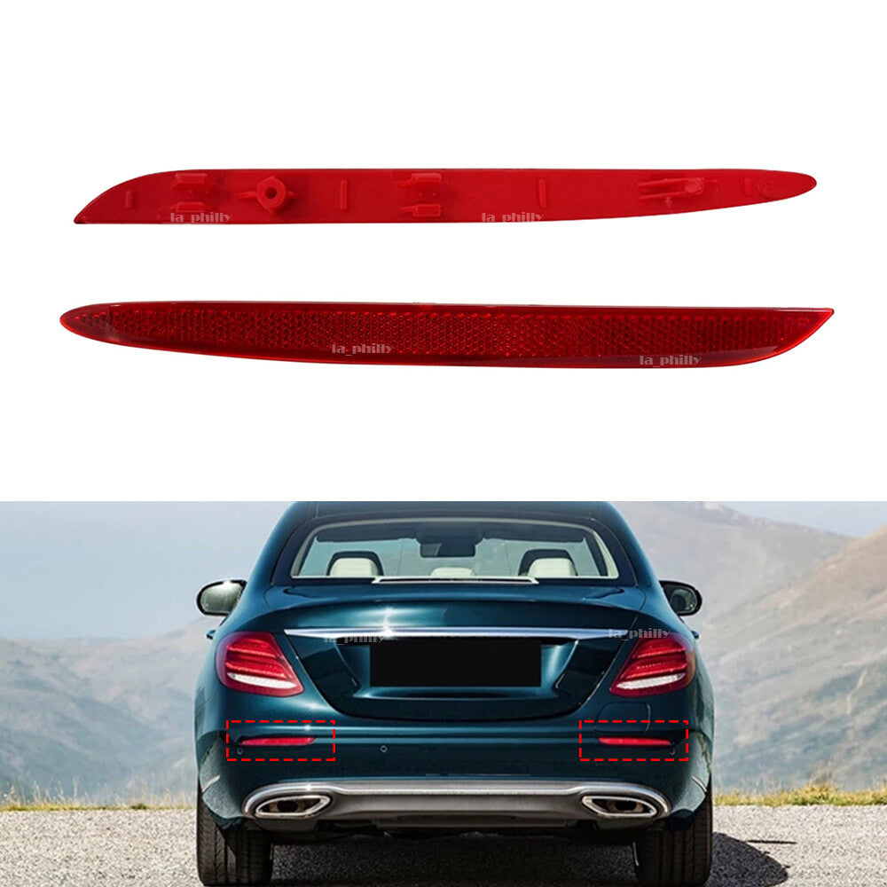 Rear RHLH Bumper Face Bar Reflector Light Lamp for Mercedes for Benz C300 C43 AMG