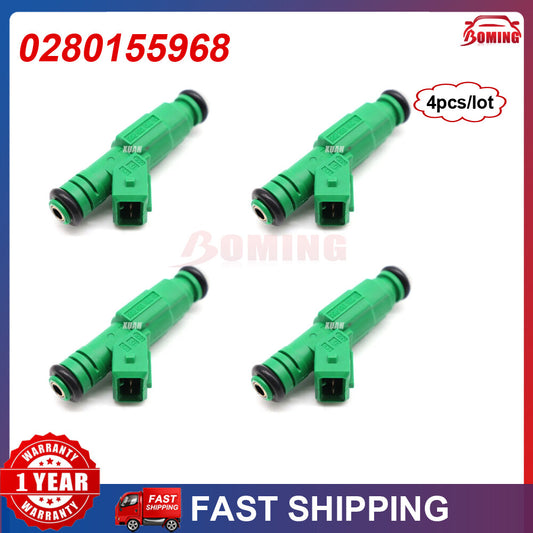 4Pcs For GM for Ford TBI LT1 LS1 LS6 V8 440cc EV1 for Chevy 0280155968 Fuel Injectors