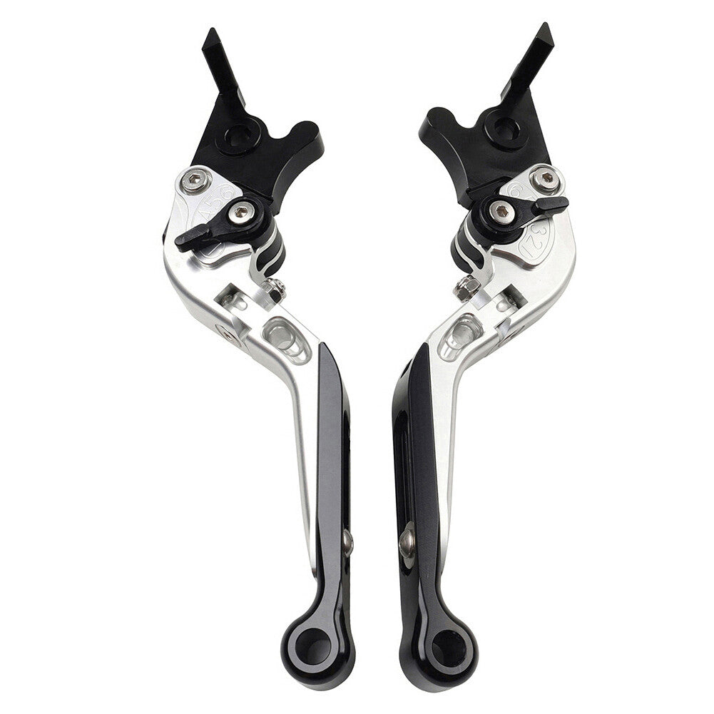 Silver CNC Folding Extendable Brake Clutch Levers for BMW S1000XR 2015-2021