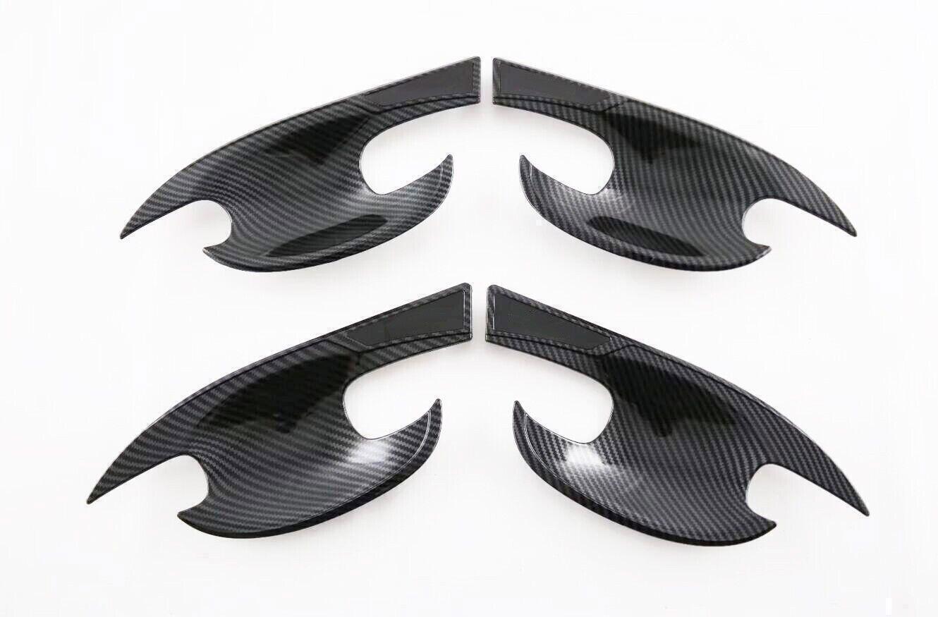 4P for Mazda CX-50 23-25 ABS Carbon Fiber Out Side Door Bowl Molding Cover Trim