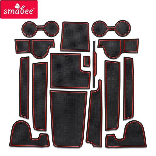 for BMW X1 2023 2024 Anti-Slip Gate Slot Cup Mat Car Pad Interior Accessorie RED