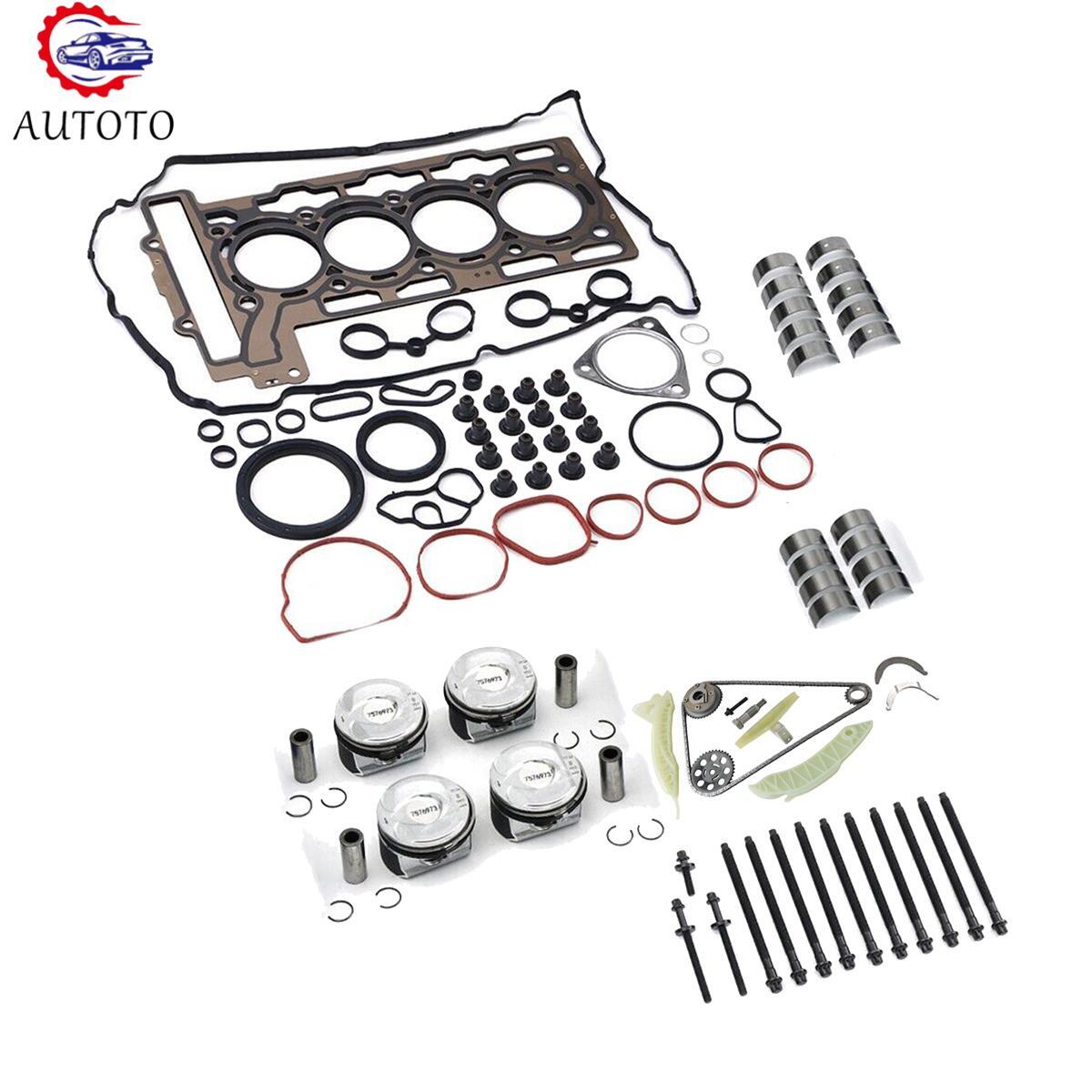 Engine Overhaul Rebuild Kit Timing For N14B16 for Mini Cooper S JCW R59 R55 1.6T