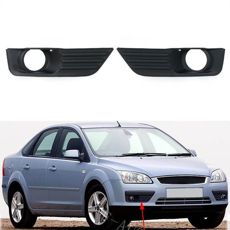 1 Pair Front Bumper Fog Light Cover for Ford Focus MK2 II 2005-2007