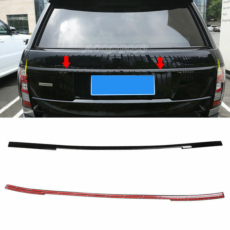 Black Rear Door Tailgate Trunk Molding Trim for Range Rover Vogue L405 2013-2021
