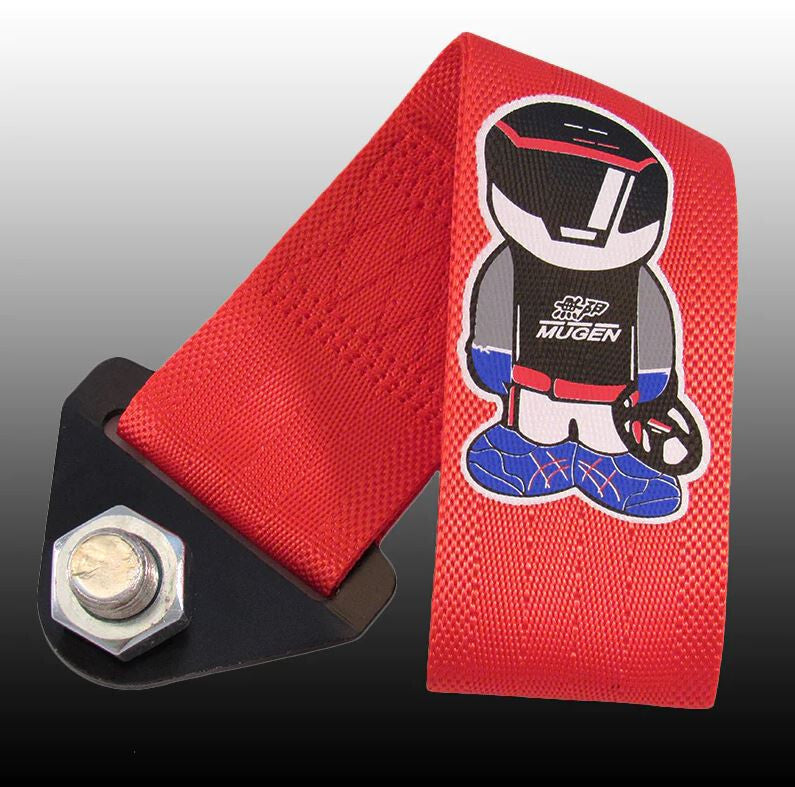 Car tow cover, trunk boot, bumper, tow hook, red, suitable for Honda Mugan