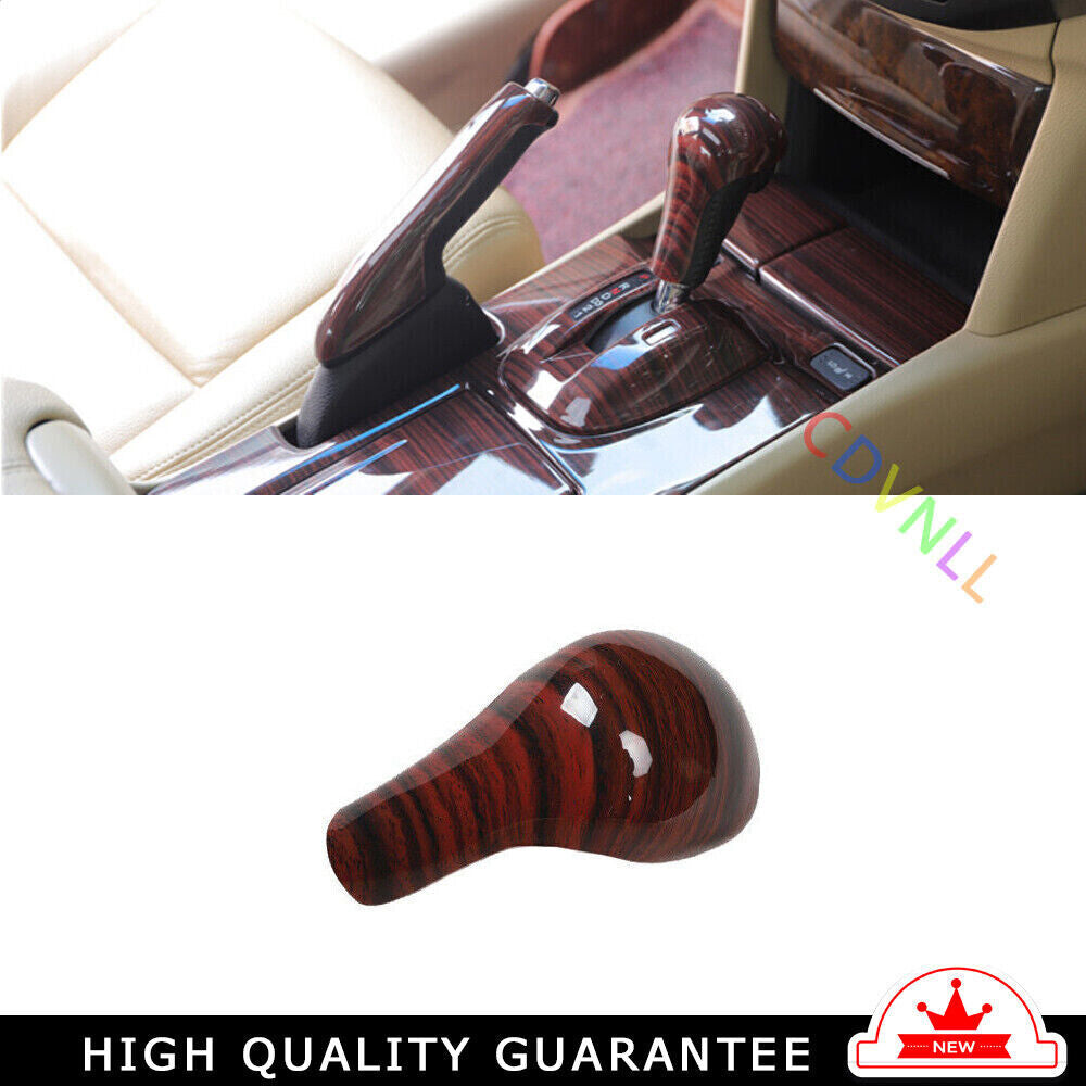 Gear Shift Knob Head Cover Trim for Honda Accord Crosstour 2008-2013 Wood Grain