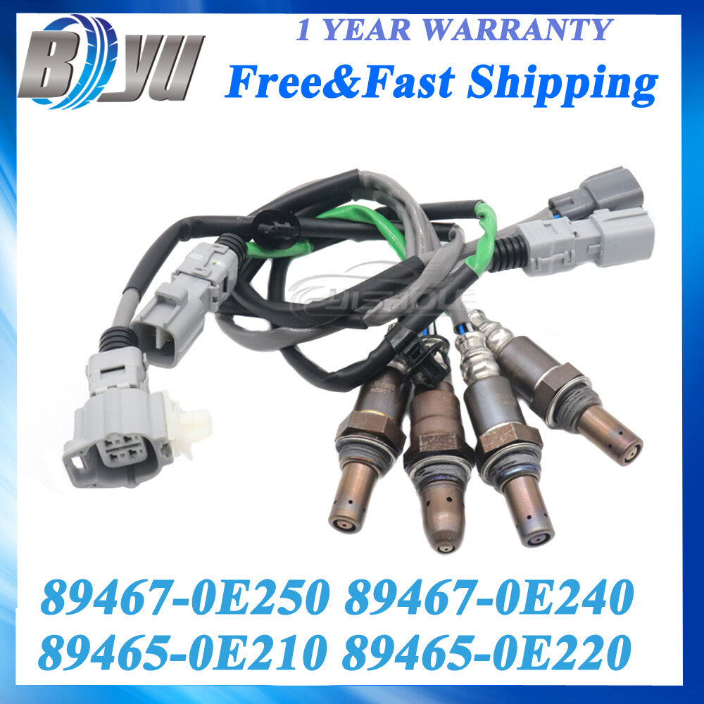 4pcs Upstream+Downstream O2 Oxygen Sensor For 2017-2019 for Toyota Highlander 3.5L