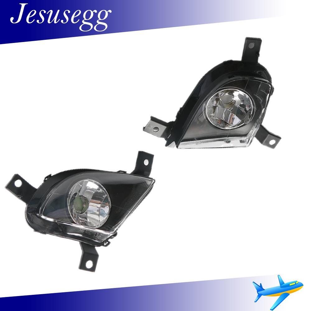 Pair Front Bumper Fog Light L R For 3-Series E90 E91 2009-2011 Sedan Wagon