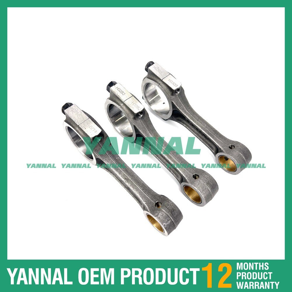 The connecting rod is suitable for Yanmar engines 3T72-LTB, 3TN72, 3T72, 3T72HA, 3T72HL, and 3T72SB.