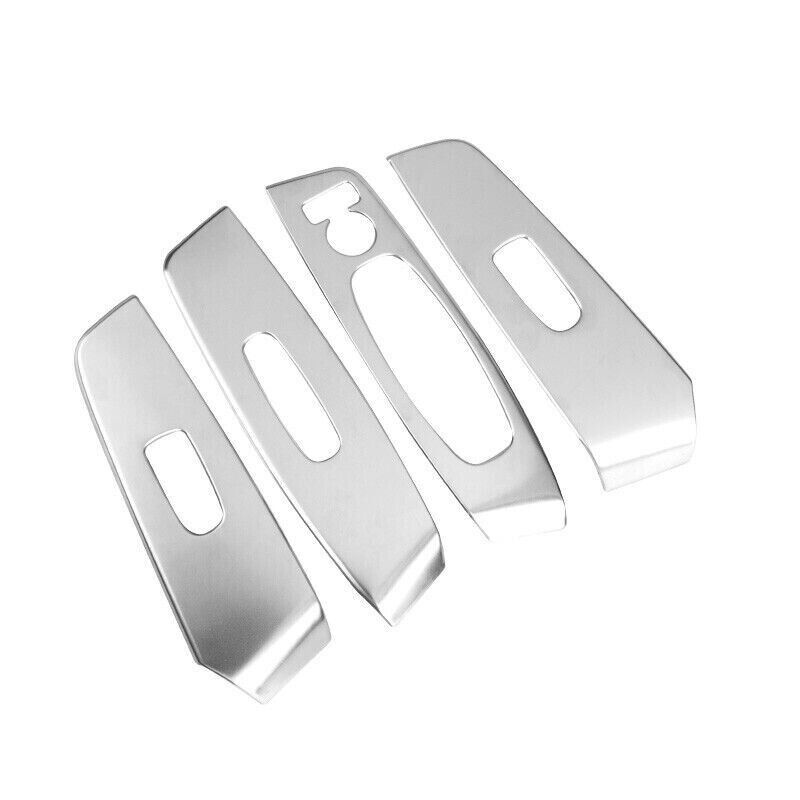 Glass Window Lifting Lock Panel Trim 4X for Nissan Sentra 2020-2022 Silver Steel