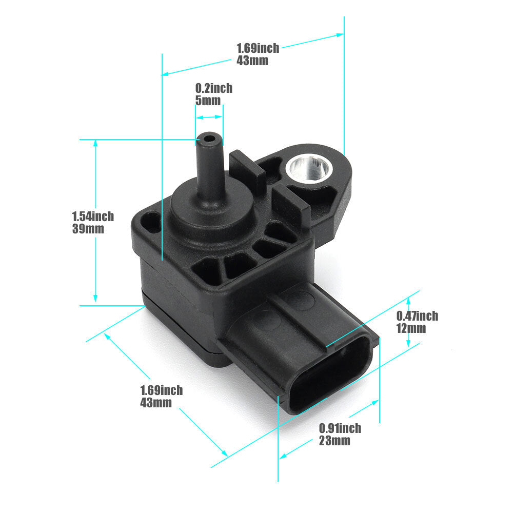 New MAP Sensor Fit for MAZDA PROTEGE 1999-2003 PROTEGE5 2002-2003 RX-8 2004-2007