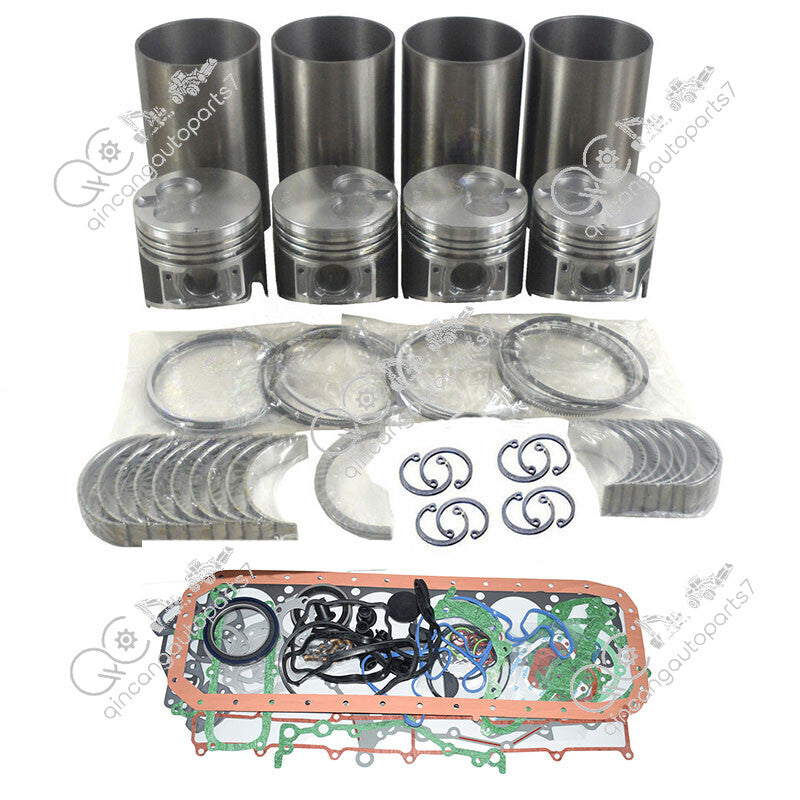 4FG1 Engine Overhaul Rebuild kit Compatible for ISUZU W/Ring Bearing Tractor
